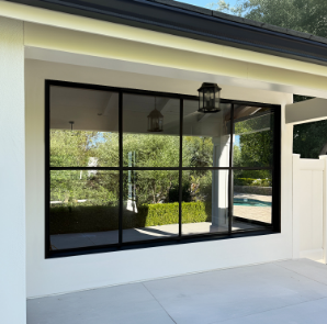 Ornate wrought iron gate